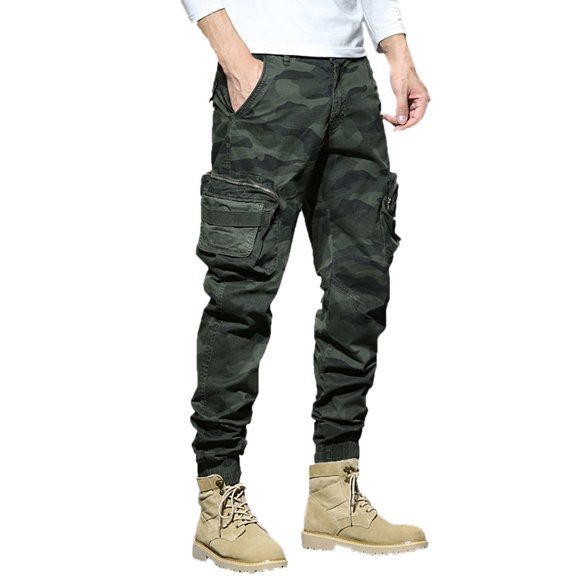 Ketyyh-chn99 Cargo Short pour Homme Pantalon pour Homme Athlétique Décontracté Pantalon d'Extérieur Classique Coupe Ample Tenue de Travail Vert,TG