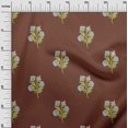 thumbnail image 2 of oneOone Polyester Lycra Brun Tissu Triangle Géométrique à Coudre Tissu Imprimé par la Cour 56 Pouces de Large, 2 of 5