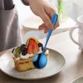 thumbnail image 4 of Amzcrzy Utensils 304 Stainless Steel Flat Handle Round Spoon Thickened Dinner Spoon and Soup Spoon forHome Use Rounded Flat Spoon Serving Spoons Spoon Soup Spoons, 4 of 5