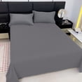 thumbnail image 4 of Aodebiao ​​Double Brushed Polyester Bed Sheet - Queen Size (98x90in) - Ultra Soft Solid Color Dorm Sheet Set - Wrinkle & Shrink Resistant (8 Colors)​​, 4 of 8