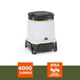 thumbnail image 2 of Ozark Trail 4000 Lumen Rechargeable LED Lantern with Qi Wireless Charging Pad – 4 Light Modes, Water-Resistant, Green/Gray, 2 of 8