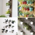 thumbnail image 3 of Gkeoshab Rack Flowerpot Holder Ring 4 Inch Wall Mounted Flower Pot Hangers Metal Stand Hanging Bracket Basket Hook Home & Garden, 3 of 3