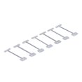 thumbnail image 4 of Aiguilles en Acier, 50 Pcs T Pins T Pins Muraux Intégration Transparente, 4 of 14