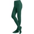 thumbnail image 1 of ORUYROP Women's Solid Colored Opaque Microfiber Footed Tights, 1 of 7