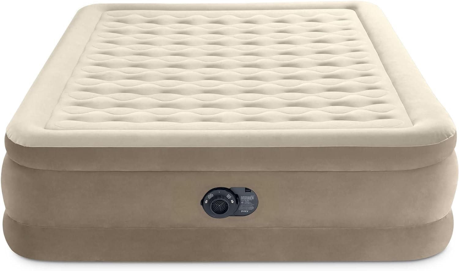 Matelas pneumatique Intex Dura-Beam® Deluxe Ultra Plush Queen avec pompe électrique intégrée