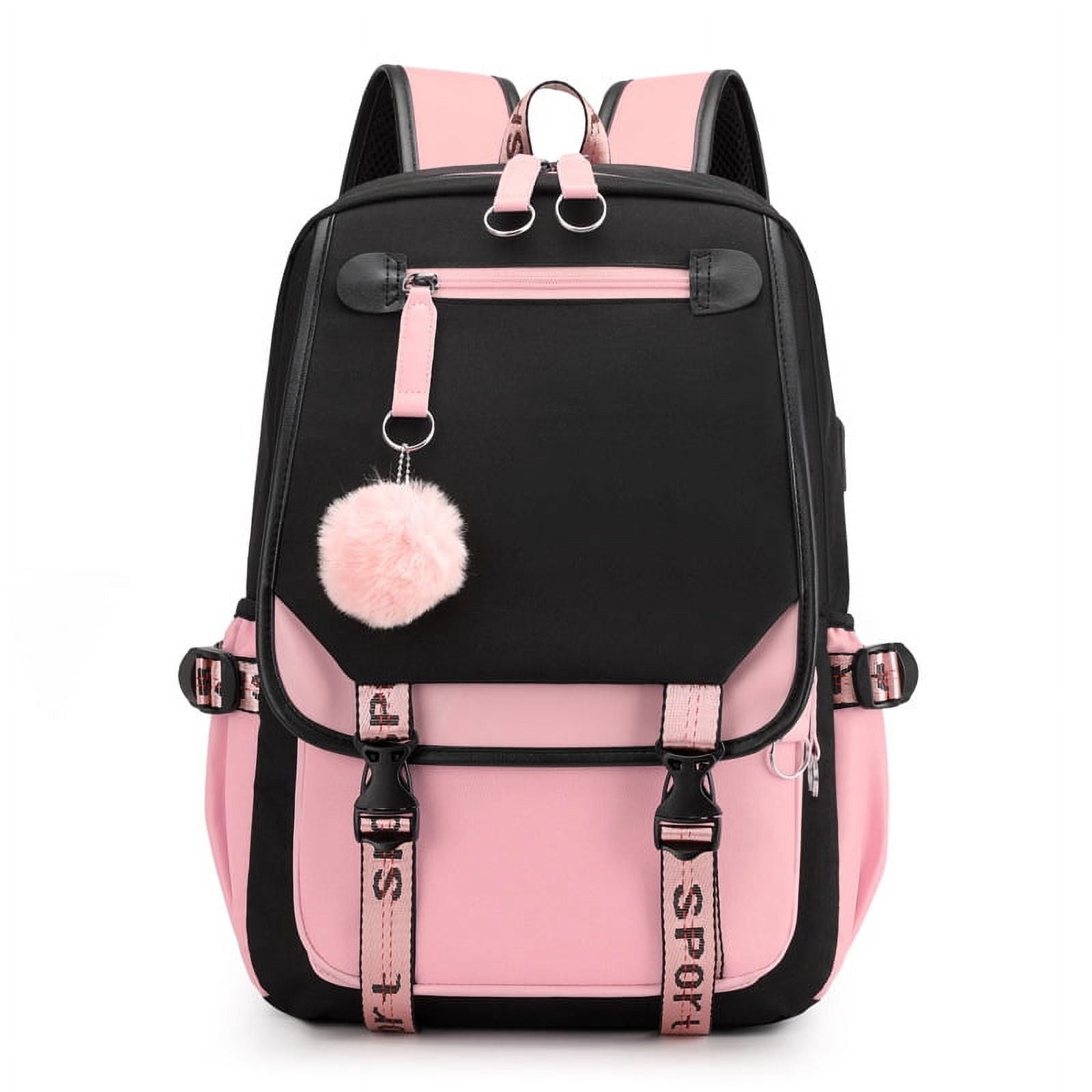 Backpack - School Bag - Backpack - Girl Backpack - School Backpack - Book Bag - With USB Charging Port - Laptop Backpack - 30 Liters