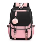 Sac à dos - Sac scolaire - Sac à dos - Sac à dos fille - Sac à dos scolaire - Sac à livre - Avec USB Port de recharge - Sac à dos pour ordinateur portable - 30 Liters