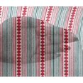 thumbnail image 4 of oneOone Viscose Chiffon Fabric Stripe & Diamond Block Printed Fabric 1 Yard 42 Inch Wide, 4 of 4