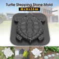 thumbnail image 1 of TIMIFIS Foot Stone Mould Turtle Stepping Stone Concrete Cement Mould Abs Tortoise Garden 44cm Kitchen Gadgets, 1 of 8