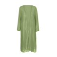 thumbnail image 2 of Pisexur Robes pour Femmes Robe Maxi Décontractée Imprimé Floral Col Rond Sans Manches Robe en Chiffon Unie Ensemble Deux Pièces Robe de Soirée pour Femmes Robe d'Été Plage Robe de Soleil, 2 of 5