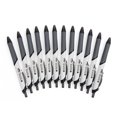 thumbnail image 1 of Moustache Retractable Gel Pens, 0.7mm Tip, Black Ink, 12 Count, 1 of 4