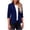 Dark Blue, variant on Timegard Formal Jackets for Women 3/4 Sleeve Ruched Solid Color Work Business Casual Blazer Suit Jackets