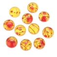 thumbnail image 4 of simhoa 20x Resin Round Amber flatback Scrapbooking Phone Shell Decoration DIY Craft 10mm, 4 of 8