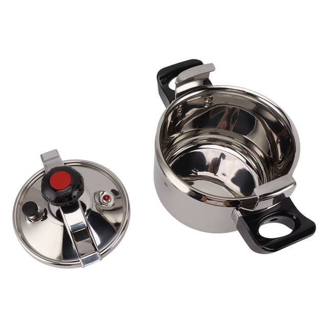Autocuiseur en Acier Inoxydable, Marmite Électrique, Casserole à Double Poignée pour la Mise en Conserve, Autocuiseur Multiple avec Conception d'Aération pour Ragoût