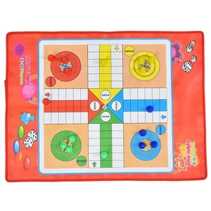 Non-Woven Fabric Board Game, Ludo Game, Portable For Kids For All Ages