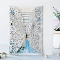 thumbnail image 2 of 20 Set Butterfly Invitation Cards Lace Wedding Invitations with Envelopes(Silver Glitter), 2 of 5