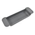 thumbnail image 3 of Expandable Bathtub Caddy Tray Multifunction Bathtub Organizer Rack Nonslip for Candle Towel Book Wine PhoneGrey, 3 of 14