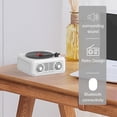 thumbnail image 4 of IROINID Haut-Parleur Bluetooth, Petit Haut-Parleur, Haut-Parleurs Bluetooth Portables TWS, Tourne-Disque TWS Son Bluetooth Rétro Créatifs Mini Portable Insert de Carte Petit Haut-Parleur Caisson de Basses Cadeau, 4 of 6