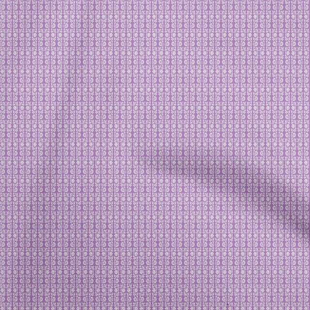 oneOone Rayon Pastel Purple Fabric Asian Block Craft Projects Decor Fabric Printed By The Yard 56 Inch Wide