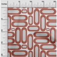 thumbnail image 2 of oneOone Tissu Polyester Spandex Rouge Géométrique pour Projets de Couture, Imprimés de Tissu au Mètre, Largeur 56 Pouces, 2 of 4
