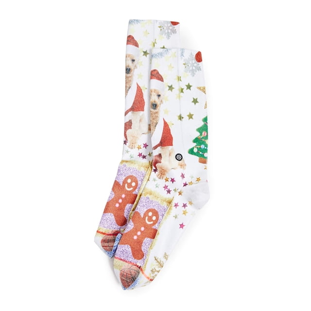 STANCE Women's Mrs. Paws Socks, White, One Size