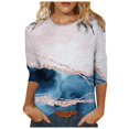 thumbnail image 1 of 2025 T-Shirt à Col Rond Manches Col Montant pour Femmes Mi-Long T-Shirts à Manches Longues de Printemps pour Femmes d'Haltérophilie Hauts Imprimés Décontractés Ensemble pour Femmes Chemise pour Femmes, 1 of 5