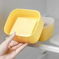 thumbnail image 3 of Cheese Slice Organizer Space Saving Stackable Practical Airtight Clear Glass Containers with Lids Soup Containers Food Organizer Storage Containers Food Storage Container Set Organization And Storage, 3 of 3