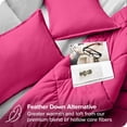 thumbnail image 3 of Bare Home Goose Down Alternative Comforter Set - 2 Piece Set - Twin/Twin XL, Pink, 3 of 7