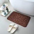 thumbnail image 2 of Bigersell Bath Mats Clearance Soft & Non-Slip Bath Mat, Water Absorbent and Machine Washable Bath Carpet Rug for Shower Bathroom Floor Rugs Bathroom Mat Coffee, 2 of 2
