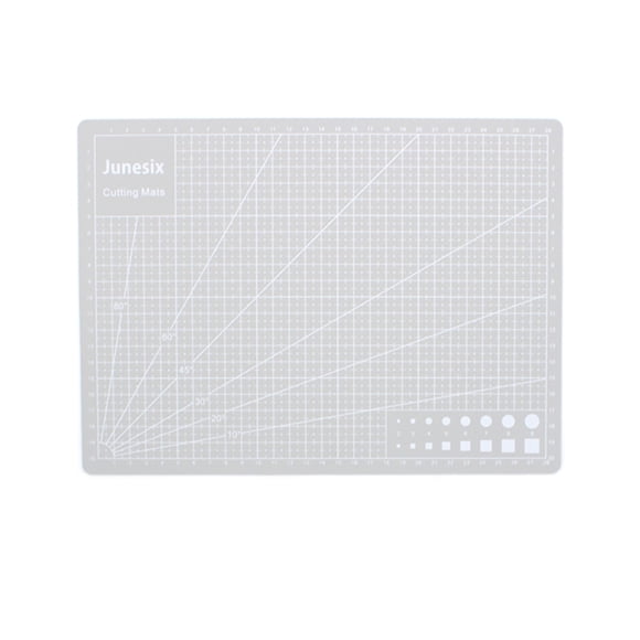 Yeacher 30 * 22cm Self Healing Cutting Mat Double-sided A4 PVC Cutting Mat Board with Grid Lines Angles Design Art Supply for Scrapbooking Arts & Crafts Projects