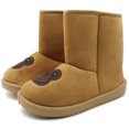 thumbnail image 1 of LAVRA Girls Winter Boots Cute Animal Face Faux Fur Booties Winter, 1 of 1
