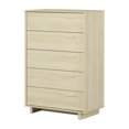 thumbnail image 2 of South Shore Noah 5-Drawer Chest for Child, in Bleached Oak, 2 of 11
