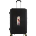thumbnail image 1 of Housses de Valise Housse de Protection Valise de Voyage Anti-Rayures Housse Anti-Poussière Réutilisable Housse Anti-Poussière Lavable Motif Imprimé Floral Lettre 8floral Lettre I S, 1 of 6