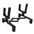 thumbnail image 1 of Foldable Violin Display Stand, ABS Metal Wear Resistant Violin Folding Bracket  For Mandolin For Mini Guitar Black, 1 of 8