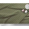 thumbnail image 3 of Soimoi Green Silk Fabric Square Geometric Decor Fabric Printed Yard 42 Inch Wide, 3 of 3