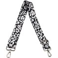 thumbnail image 1 of SURJDE Crossbody Strap for Purses Replacement Adjustable Guitar Multicolor Style Handbag Straps, White Leopard Silver Hardware, Medium, Thermal, 1 of 4