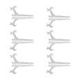 thumbnail image 2 of Maoww 6pcs Plastic Easels Plate Holders Display Dish Rack Picture Frame Photo Book Pedestal Stand, 2 of 9