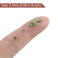 thumbnail image 4 of Unique Bargains Lawn Green Irregular Metallic Chunky Glitter Crushed Glass Chips, 2-4mm, 20g, 4 of 5