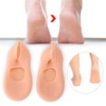 thumbnail image 3 of Silicone Socks, Foot Protector Foot 1 Pair Silicone Socks Foot Anti Cracking Protector Foot Care Tool Prevention Socks  M, 3 of 8