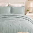 thumbnail image 1 of Swift Home Waffle Square Prewashed Duvet Cover Set, 1 of 5