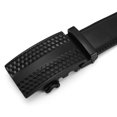 thumbnail image 5 of Men‘s Solid Buckle with Automatic Ratchet Leather Belt 35mm Wide 1 3/8, 5 of 5
