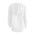 thumbnail image 5 of PVCS Casual Femmes Solide à Manches Longues Sweat à Capuche Zip Tops Dames Cardigan Manteau, 5 of 5