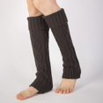 thumbnail image 4 of Lady Winter Warm Leg Warmer Cable Knitted Crochet Long Socks Legging, 4 of 9