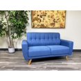 thumbnail image 4 of ViscoLogic MOCA Contemporary New Mid-Century Tufted Style Fabric Upholstered Modern Living Room Sofa, 4 of 5