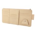 thumbnail image 1 of Car Sun Visor Organizer, Card Holder Zipper Storage Pouch Bag with Multi-Pocket, 1 of 10