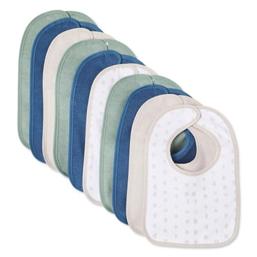 Lot de 10 bavettes George pour bébés garçons