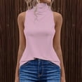 thumbnail image 1 of Miqool Débardeurs à Col Montant pour Femmes Sans Manches Coupe Ajustée sous-Vêtement Extensible Décontracté Basique, 1 of 8