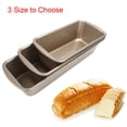 thumbnail image 2 of Coofit Loaf Pan Creative DIY Rectangular Nonstick Bread Baking Pan Bread Pan, 2 of 10