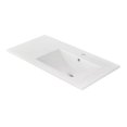 thumbnail image 2 of American Imaginations 23.75-in. W 3H8-in. Ceramic Top Set In White Color - Overflow Drain Incl. AI-24243, 2 of 9