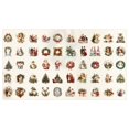 thumbnail image 1 of WHEANG Stickers Christmas Santa School Party Holiday Decoration And Craft Card Gift Envelope Box White, 1 of 3